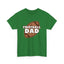 Football Dad Heavy Cotton Tee Express Delivery Available