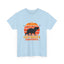 Capybara´s Foodsteps Heavy Cotton Tee Express Delivery Available